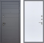 Дверь Рекс (REX) 14 силк титан FL-290 Силк Сноу 960х2050 мм