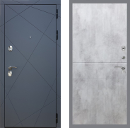 Дверь Рекс (REX) 13 Силк Титан FL-290 Бетон светлый 960х2050 мм